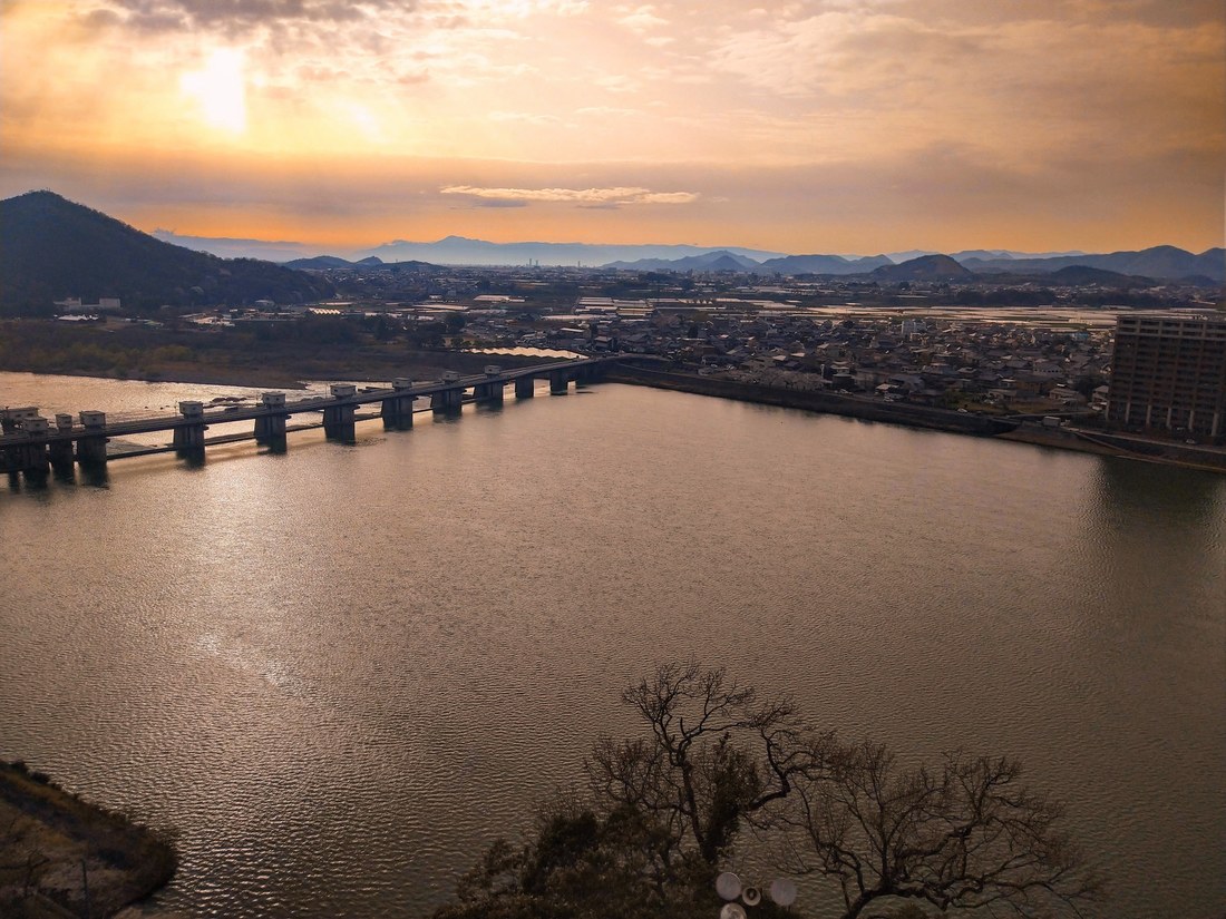 犬山城から見る木曽川
