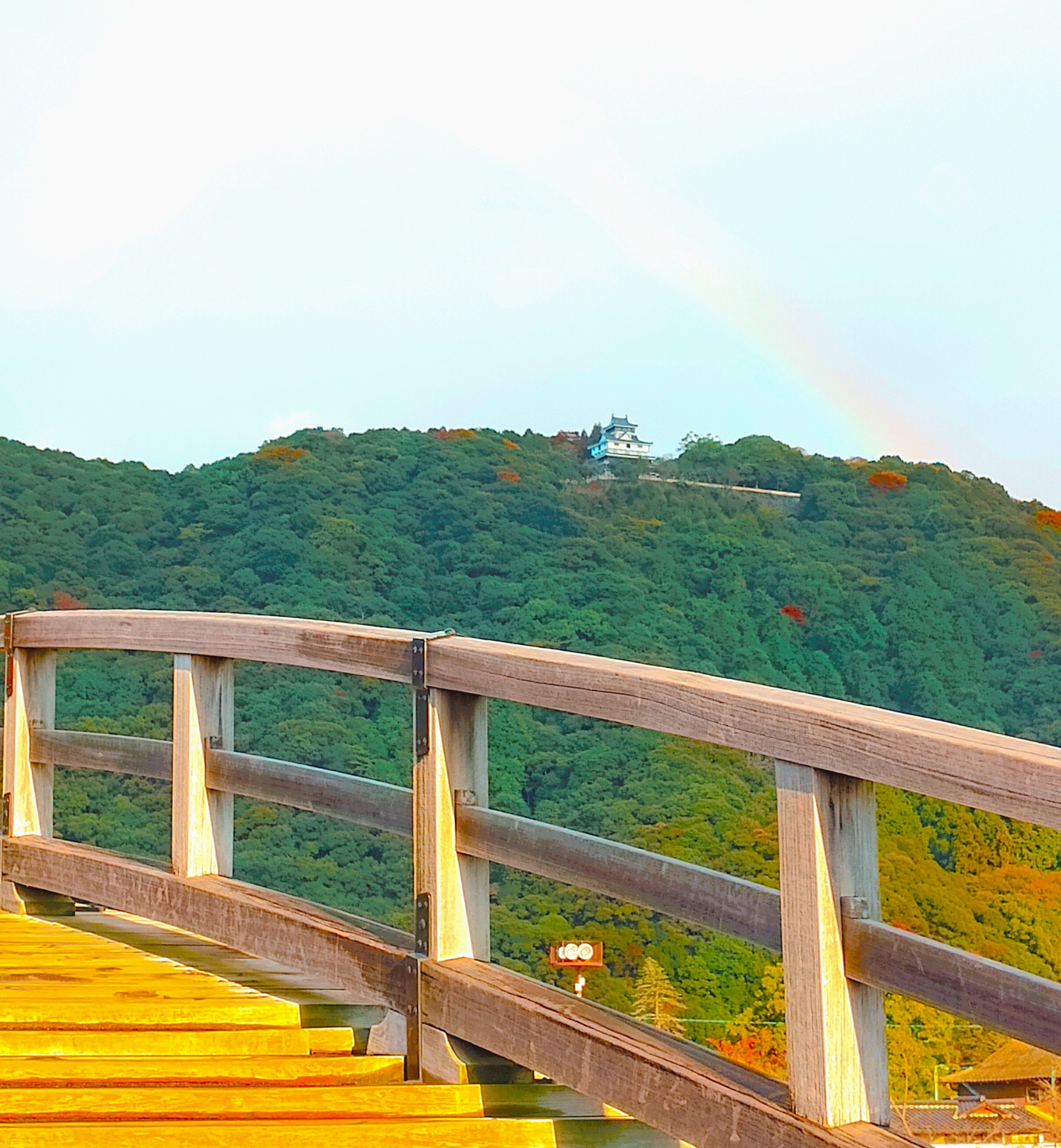 錦帯橋と岩国城